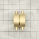 1-1/2" Female NH/NST X 1-1/2" Female NPSH Brass Double Swivel Fire Hose / Hydrant Adapter with Pin Lug - W05