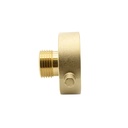 2-1/2" Female NH/NST X 1-1/2" Male NPT Brass Rigid Fire Hose / Hydrant Reducer Adapter with Pin Lug - W03