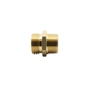 2" Male NPT X 1-1/2" Male NH/NST Brass HEX Fire Hose / Hydrant Adapter - W02
