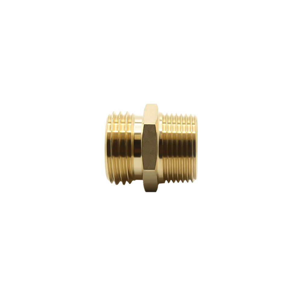 2-1/2" Male NH/NST X 1-1/2" Male NPT Brass HEX Fire Hose / Hydrant Adapter - W02