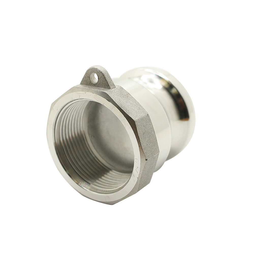 2" Male Camlock Coupler x 2" Female NPT  Aluminum Fitting - Style A - W04