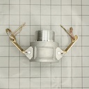3" Female Camlock Coupler x 3" Male NPT Aluminum Fitting with Brass Handles - Style B - W06