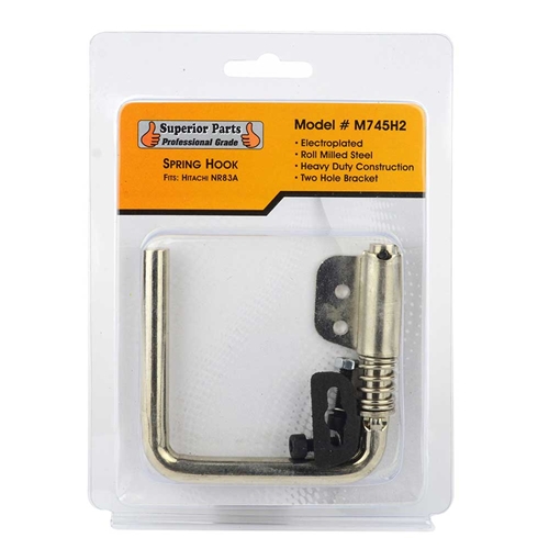 Spring Loaded Rafter Hook / Retractable Nail Gun Hanger for Hitachi NR83A - (2 Holes) - W02