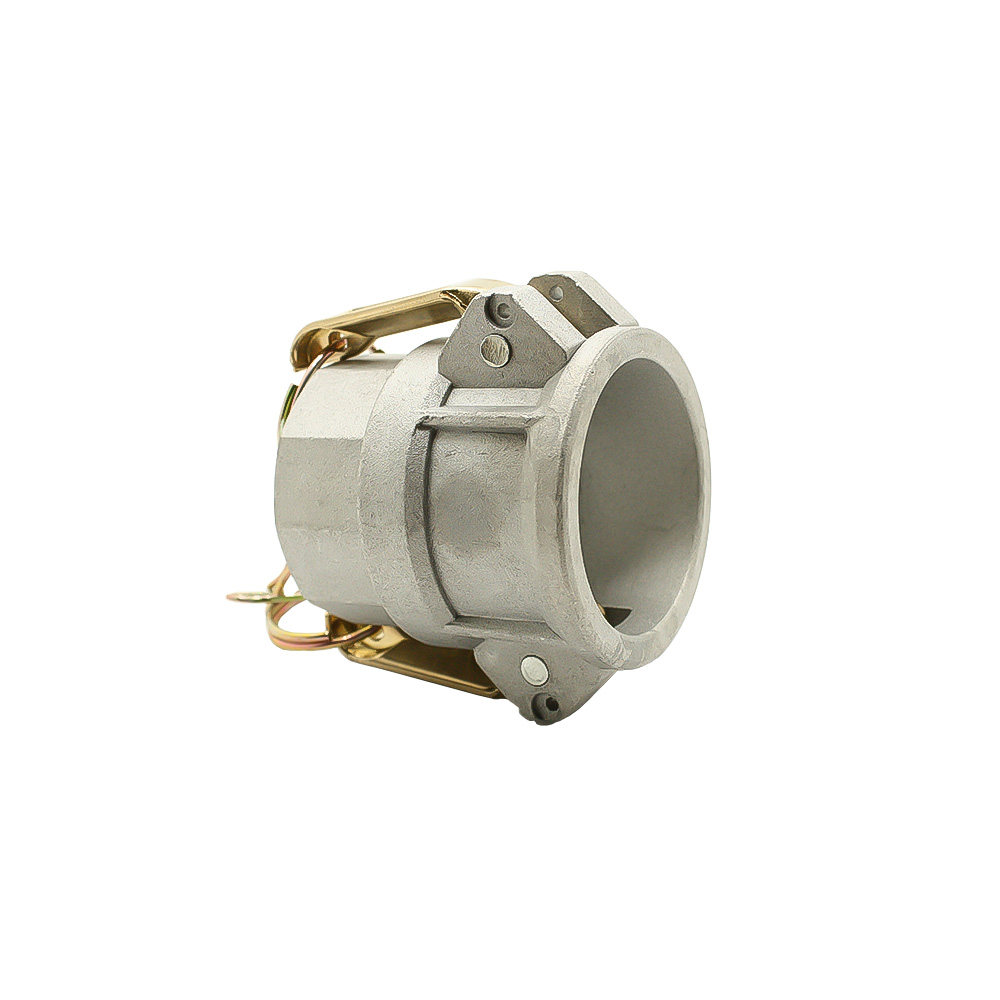 1-1/2" Female Camlock Coupler x 1-1/2" Female NPT Aluminum Fitting with Brass Handles - Style D - W03