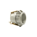 3" Female Camlock Coupler x 3" Female NPT Aluminum Fitting with Brass Handles - Style D - W03