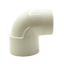 1-1/4" Male Thread x Female Slip PVC 90 Street Elbow SCH40 - W03