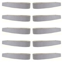 1-1/2" x 30" Aluminum Oxide Sanding Belt, 320 Grit Premium Japanese Material - WHITE (HPG-331-62) - 10 Pack - W02