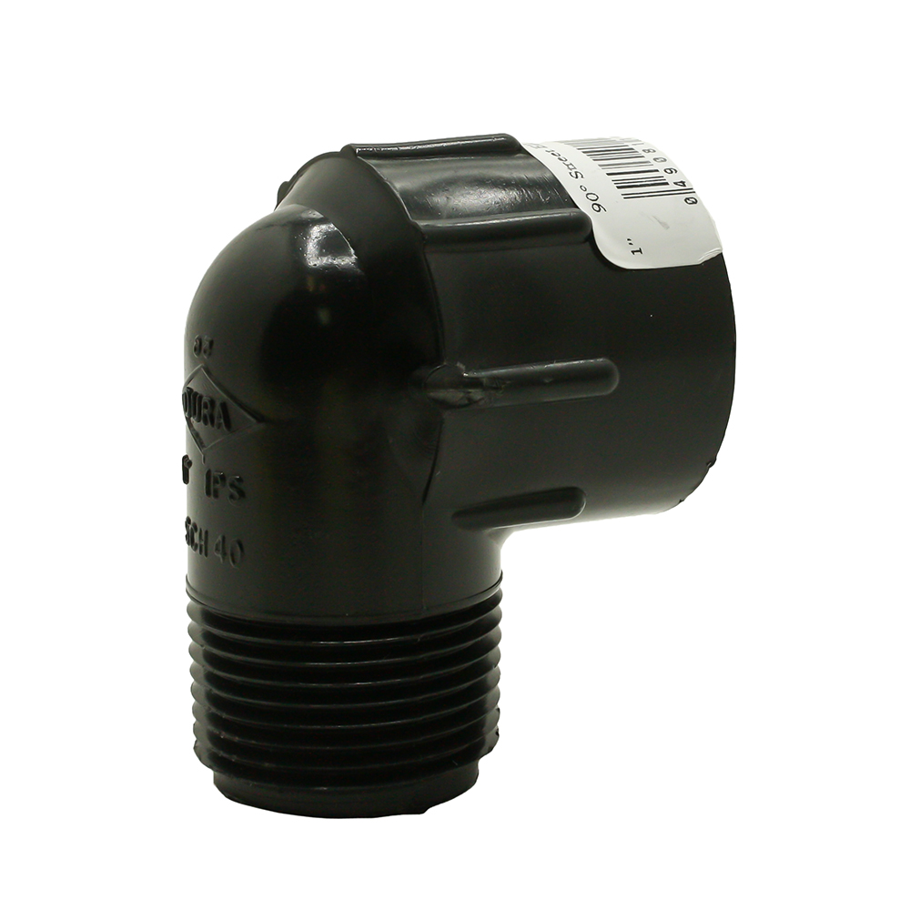 1" Threaded x Threaded Marlex 90 Street Elbow SCH40 - W02
