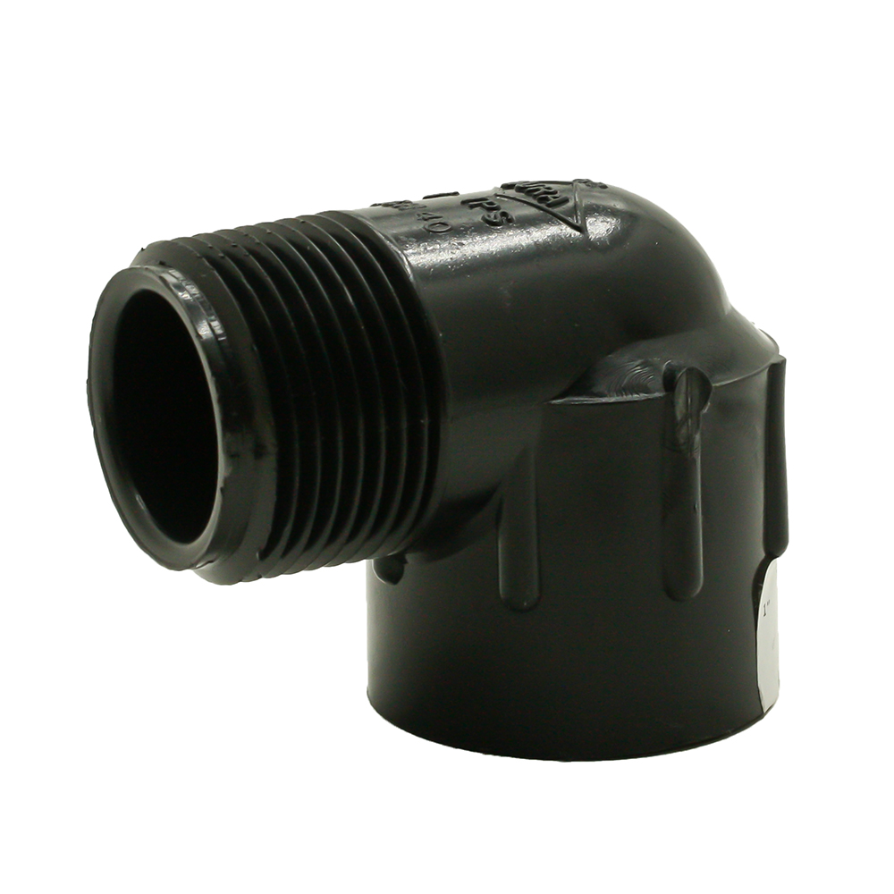 1" Threaded x Threaded Marlex 90 Street Elbow SCH40 - W03
