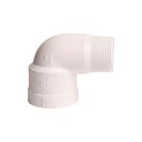 1-1/4" Male Thread x Female Thread PVC 90 Street Elbow SCH40 - W02