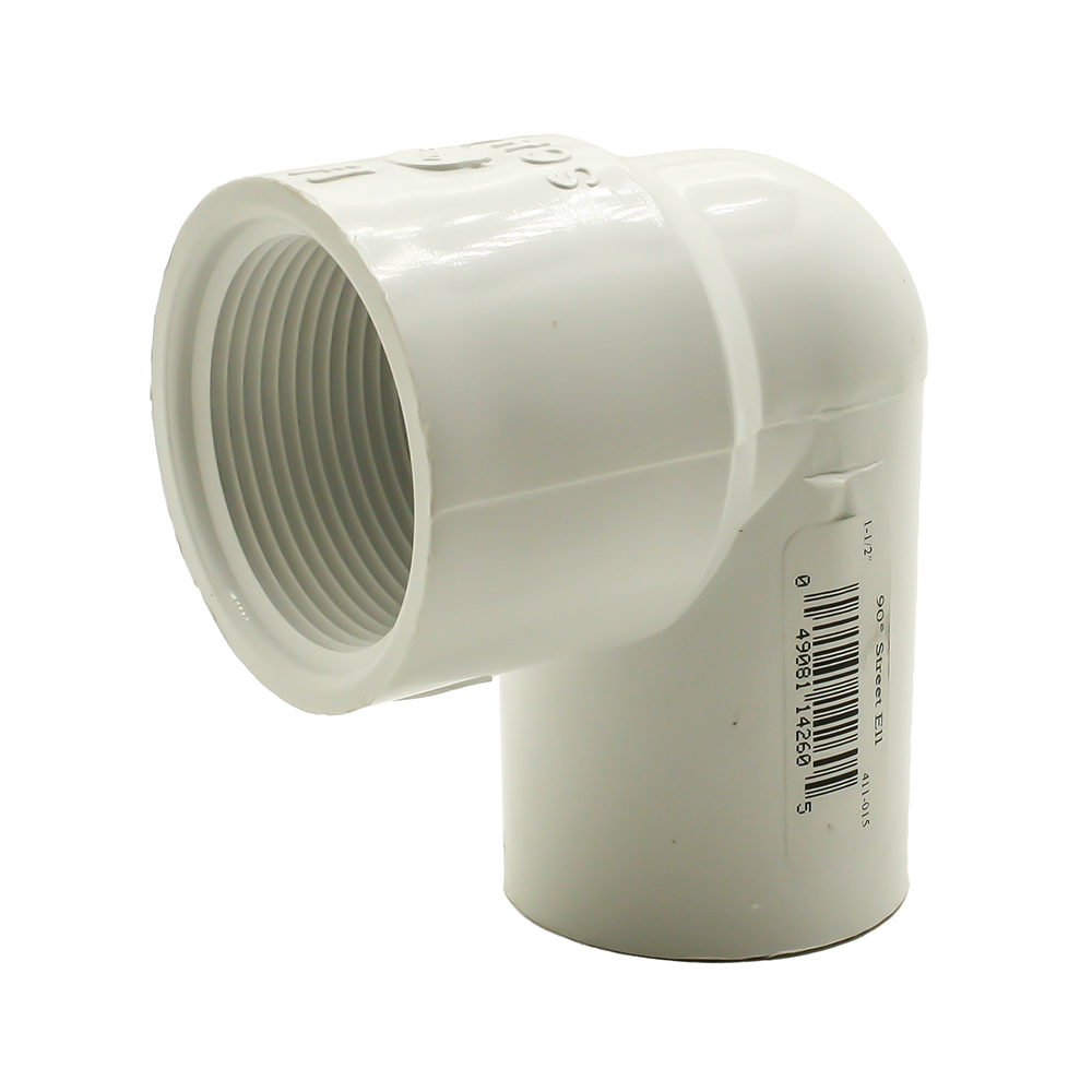 1" Spigot x Female Thread PVC Street Elbow SCH40 - W02