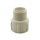 1/2" Threaded x Threaded PVC Riser Extension SCH40 - W03