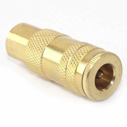 1/4" x 1/4" FPT Lincoln Series Brass Coupler
 - 100 Pack Bulk - W03