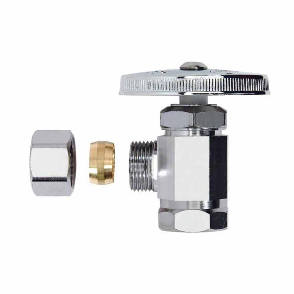 5461-T 1/2" FIP x 1/2" Comp Multi-Turn Angle Stop Valve (4400461) - W02
