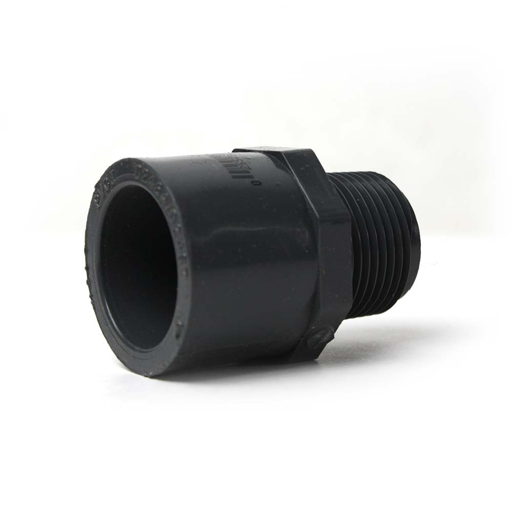 1" Slip x Threaded PVC Male Adapter SCH80 - W03