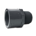 1-1/2" Slip x Threaded PVC Male Adapter SCH80 - W02