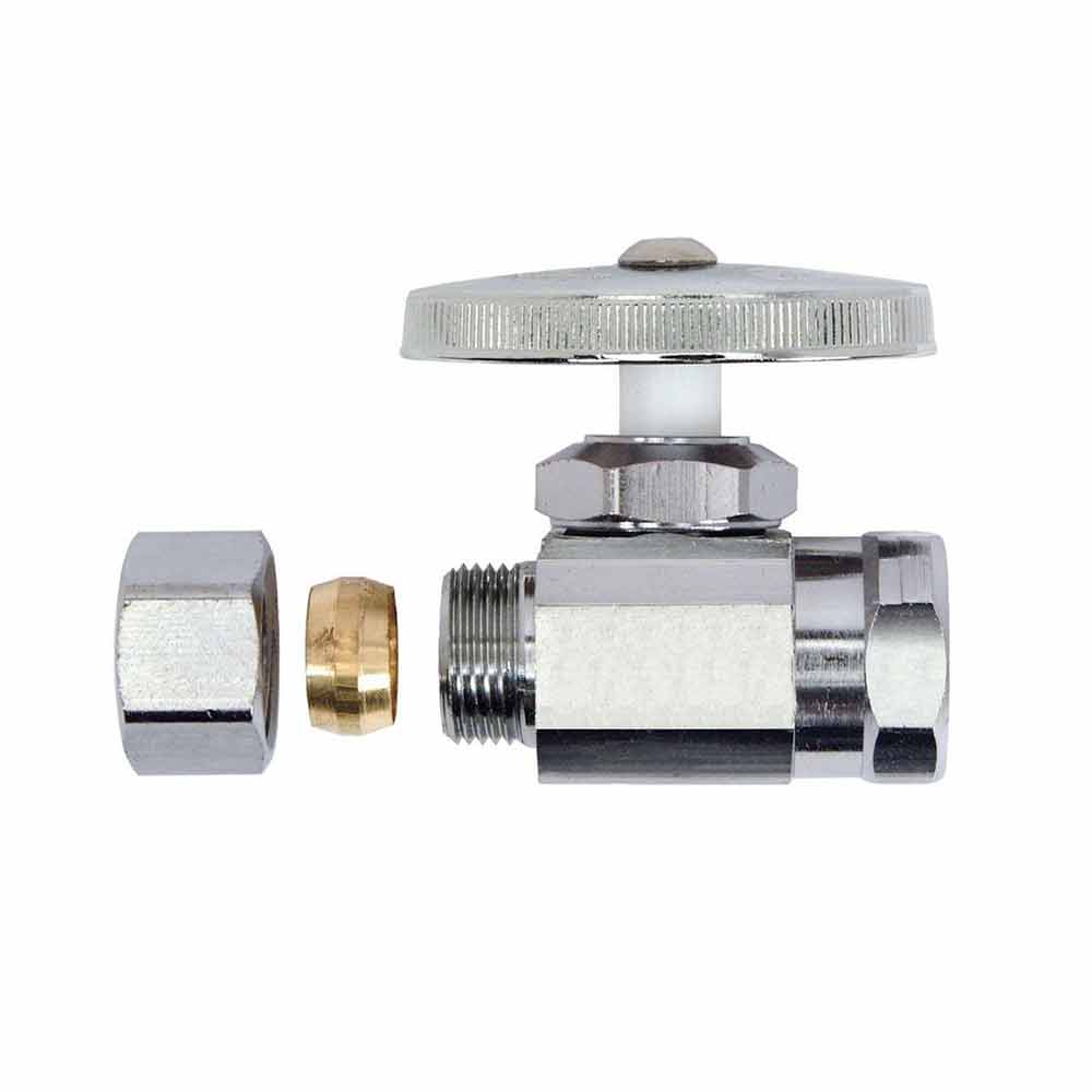 5469-T 1/2" FIP x 1/2" Comp Multi-Turn Straight Stop Valve  (4400469) - W02
