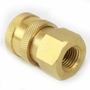 1/4" x 1/4" FPT Straight Through Coupler (no valve)
 - Six Display Pack - W02