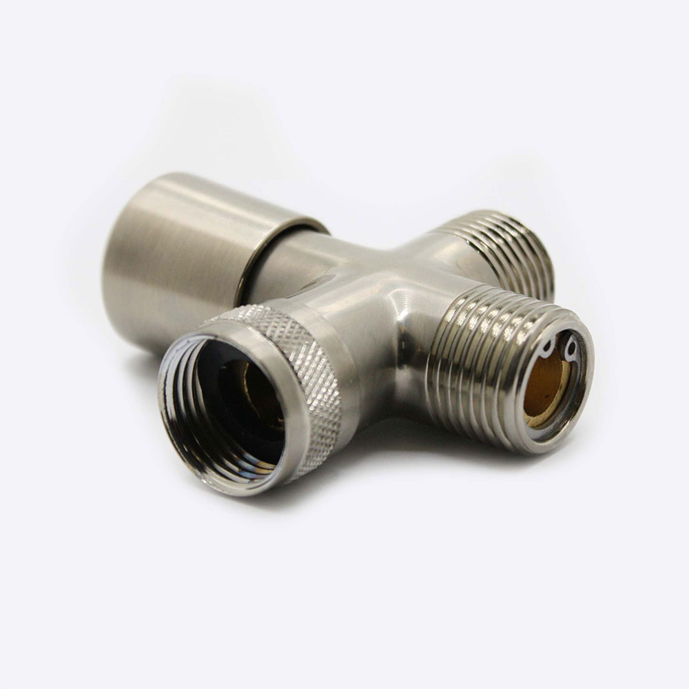 5787-T PUSH/PULL Shower Diverter Satin Nickel PVD Finish - W03