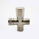5787-T PUSH/PULL Shower Diverter Satin Nickel PVD Finish - W04