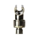 5788-T Plastic Shower Arm Mount with Satin Nickel Brass Ball. - W03
