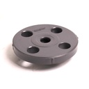 1/2" Threaded PVC Floor Flange SCH80 - W02