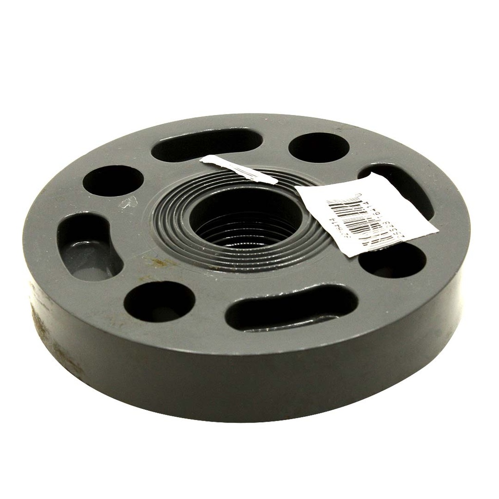 1" Threaded PVC Floor Flange SCH80 - W02