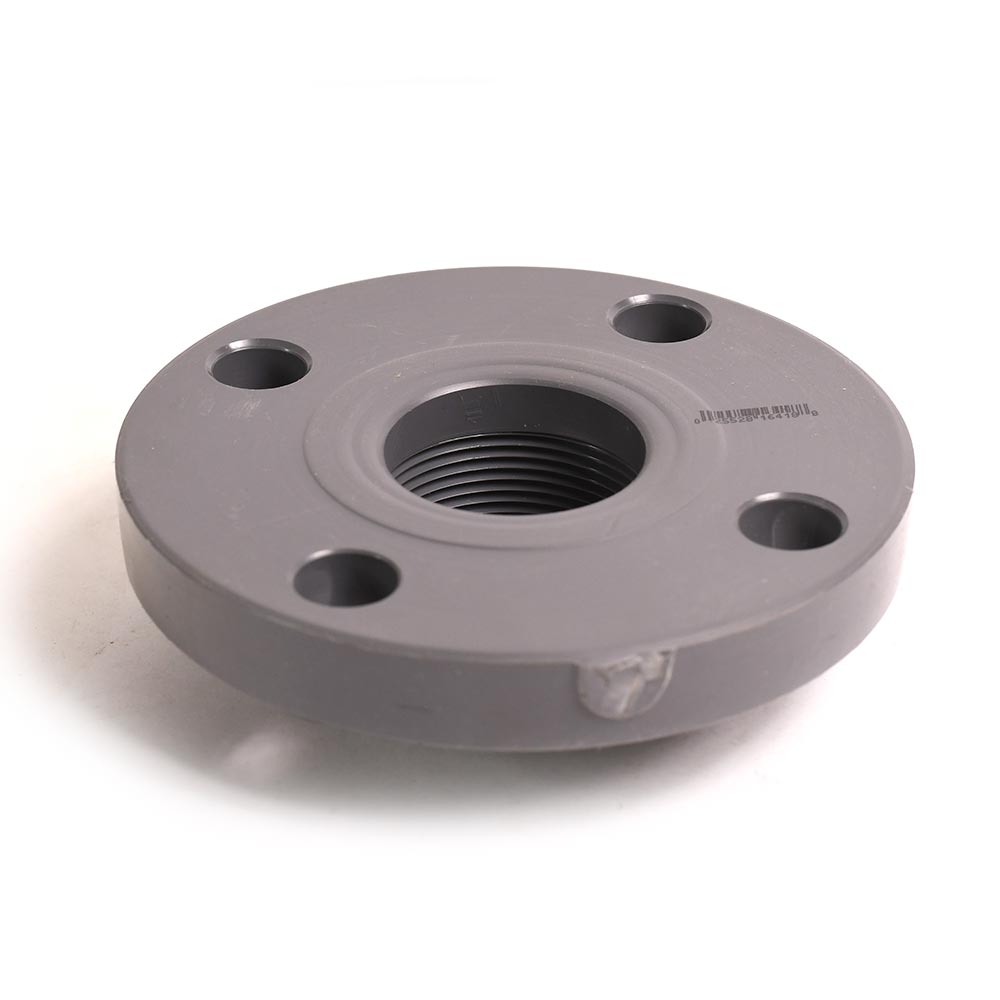 1-1/2" Threaded PVC Floor Flange SCH80 - W02