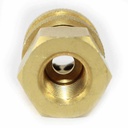 1/4" x 1/4" FPT Straight Through Coupler (no valve)
 - 25 Pack Bulk - W04