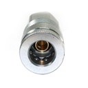 3/8" x 1/4" FPT Auto Steel Coupler Reducer - Silver - Six Display Pack - W03