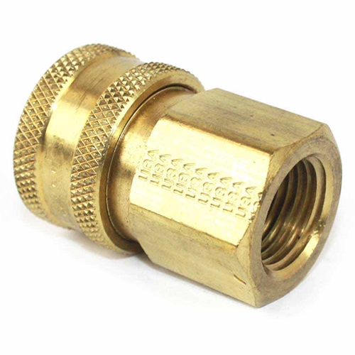 1/2" x 1/2" FPT Straight Through Coupler  - 2200PSI (no valve)
 - 50 Pack Bulk - W02