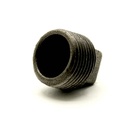 2-1/2"  Black Steel Plug   - W02