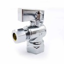 6462-T 1/2" FIP x 3/8" Comp Quarter-Turn Angle Stop Valve (4402462) - W04