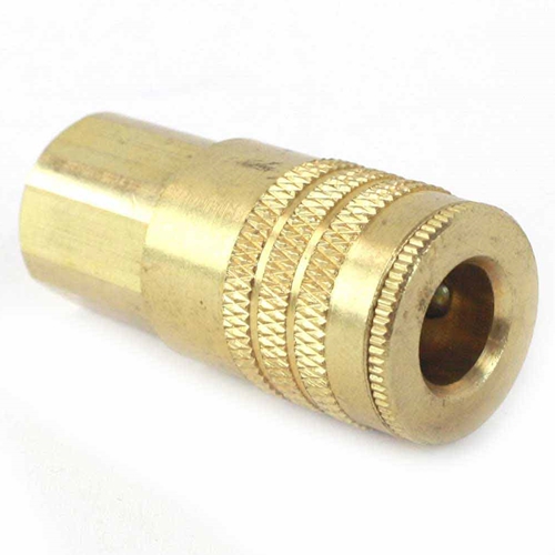 1/4" x 1/4" FPT ARO Series Brass Coupler
 - Single Display Pack - W03