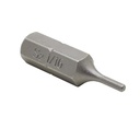 10 Display Pack - Single End Hexagonal Screwdriver Bits - 1 Inch Long - 1/16 Hex - W02
