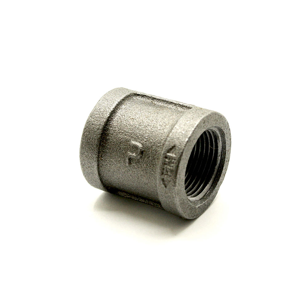 1/2"  Black Steel Coupling - W04