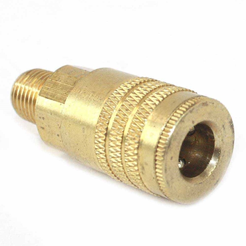 1/4" x 1/4" MPT ARO Series Brass Coupler
 - Single Display Pack - W03