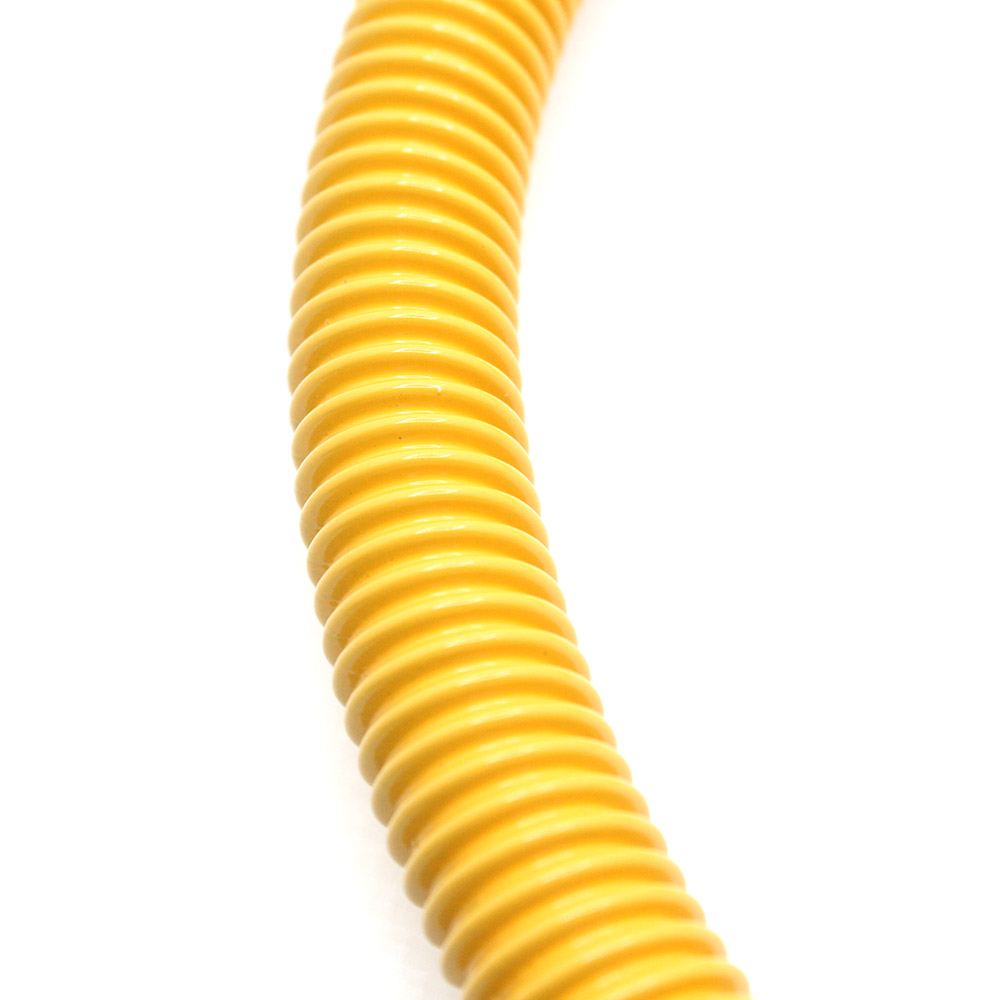 8694-T,  5/8" OD  X 1/2" ID - 1/2" MIP x 1/2" FIP , 24  in Length  YELLOW GAS FLEX with GASTOP VALVE  - W05