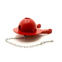 B-257RV Universal Heavy-Duty Anchor Toilet Repair Flapper - Red - W04
