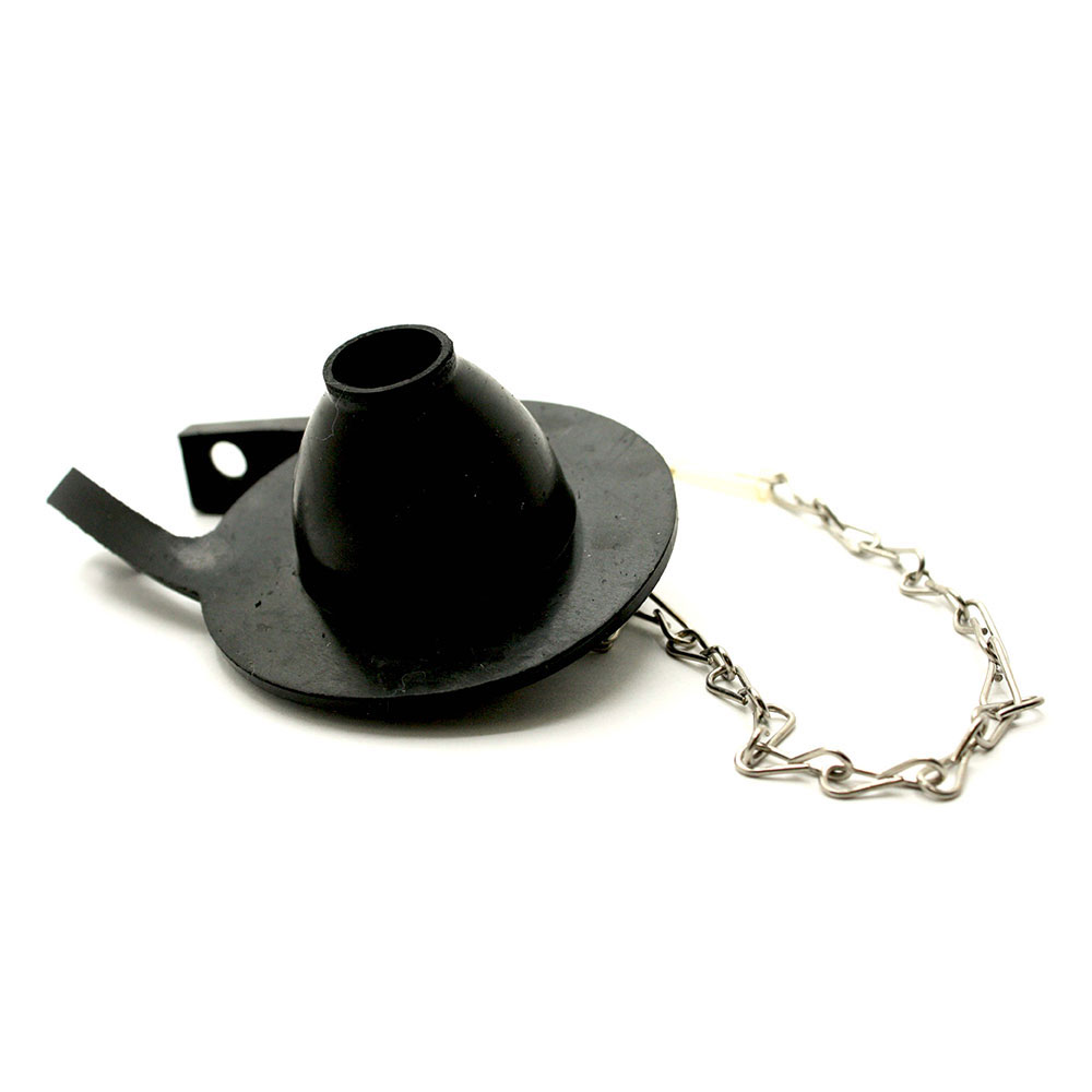 B-257V Universal Heavy-Duty Anchor Toilet Repair Flapper - Black - W03
