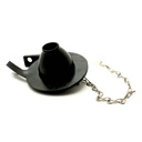 B-257V Universal Heavy-Duty Anchor Toilet Repair Flapper - Black - W03