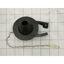 B-257V Universal Heavy-Duty Anchor Toilet Repair Flapper - Black - W04
