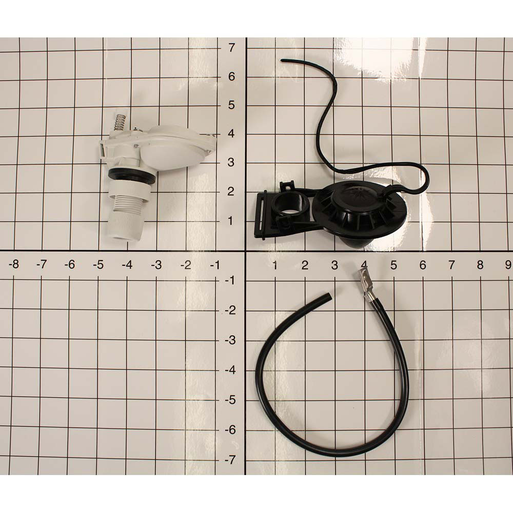 Low Profile Anti-Siphon Toilet Tank Fill Valve with Flapper - W07