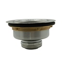 3 1/2 C.P. BRASS SINK STRAINER - W03