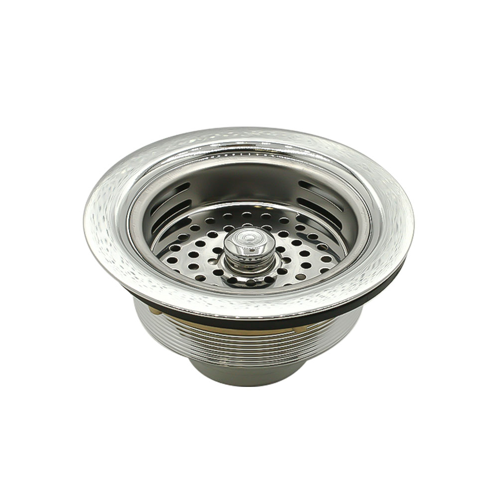 3 1/2 C.P. BRASS SINK STRAINER - W04
