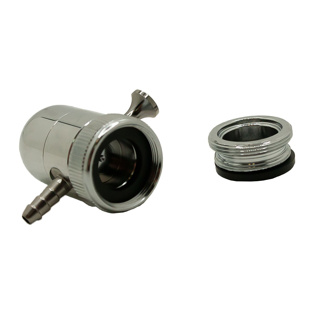 55/64" x 27 Aerator Swivel Diverter Valve with 1/4" Barb - W03