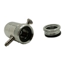 55/64" x 27 Aerator Swivel Diverter Valve with 1/4" Barb - W03