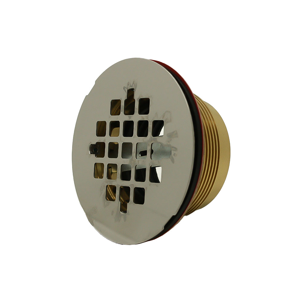 BRASS NO/CAULK SHOWER DRAIN - W03