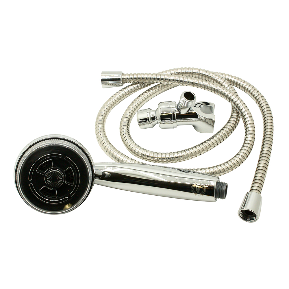 3 Pattern Multi-Function Massage Shower Handheld Set - Chrome - W08