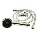 3 Pattern Multi-Function Massage Shower Handheld Set - Chrome - W08